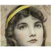 Image 3 : Gilt Framed European Watercolor Portrait of Girl