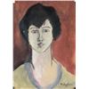 Image 1 : After Amedeo Modigliani Italian Gouache Signed