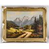 Image 2 : Wohl Rene Leidner German Oil on Canvas Landscape