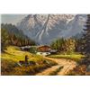 Image 3 : Wohl Rene Leidner German Oil on Canvas Landscape
