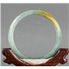 Image 3 : Burma Green and Russet Jadeite Carved Bangle