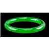 Image 1 : Burma Green Jadeite Carved Bangle