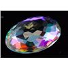 Image 3 : 12.40ct Oval Checker Rainbow Mystic Quartz GGL