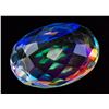 Image 3 : 60.85ct Oval Cut Rainbow Mystic Quartz GGL