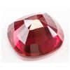 Image 3 : 12.55ct Cushion Cut Blood Red Ruby Gemstone GGL