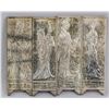 Image 1 : 4 PC Chinese Silver-Color Metal Beauty Screen