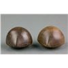 Image 2 : Pair of Chinese Fine Carved Wood Chestnuts