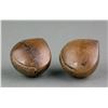 Image 3 : Pair of Chinese Fine Carved Wood Chestnuts