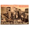 Image 1 : German WWII Propaganda Poster, Sacrifice of the Front - Repro #110626