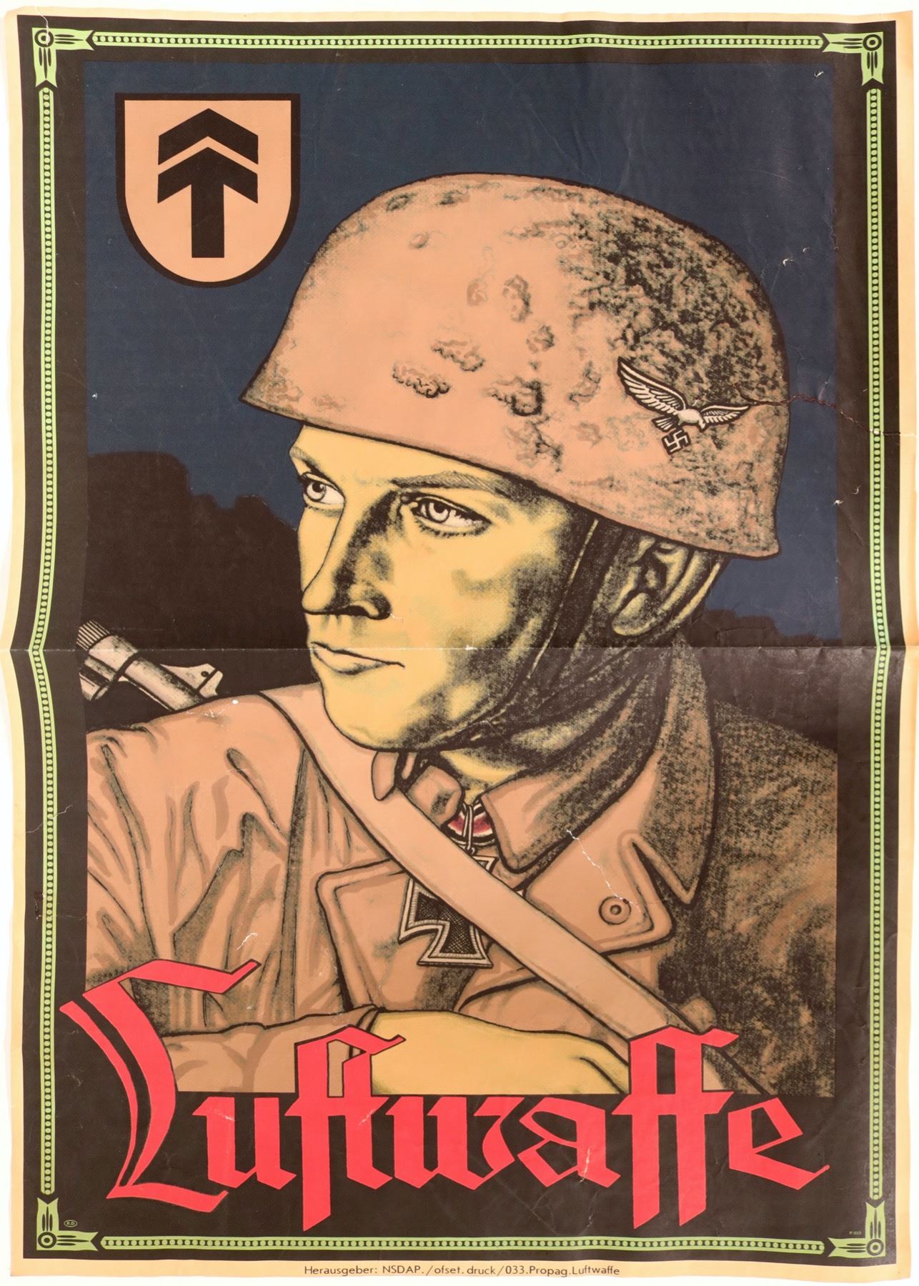 Germany Ww2 Luftwaffe Propaganda Poster C 1939 40 Repro
