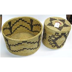 Two Large Papago Baskets  #54850