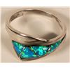 Image 1 : D. Lucia Black Opal Ring  #109104