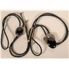 Image 1 : Two Sterling Black Onyx Bolo Ties  #109108