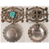 Image 1 : Vintage Navajo Belt Buckle and Pendant  #109773