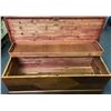 Image 2 : Vintage Cedar Trunk with Inlaid Wood Patterns  #110741
