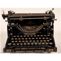 Type writer / Underwood # 5  #109738