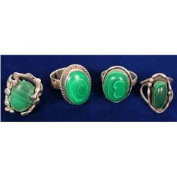 Malachite Rings  #109734