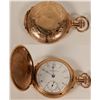 Image 1 : Large Mens 14 kt Gold Pocket Watch, 1889-1890  #110650