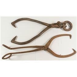 Large Metal Ice Tongs  #51038