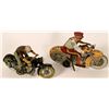 Image 2 : Pair of Antique Metal Motorcycle Toys  #109805