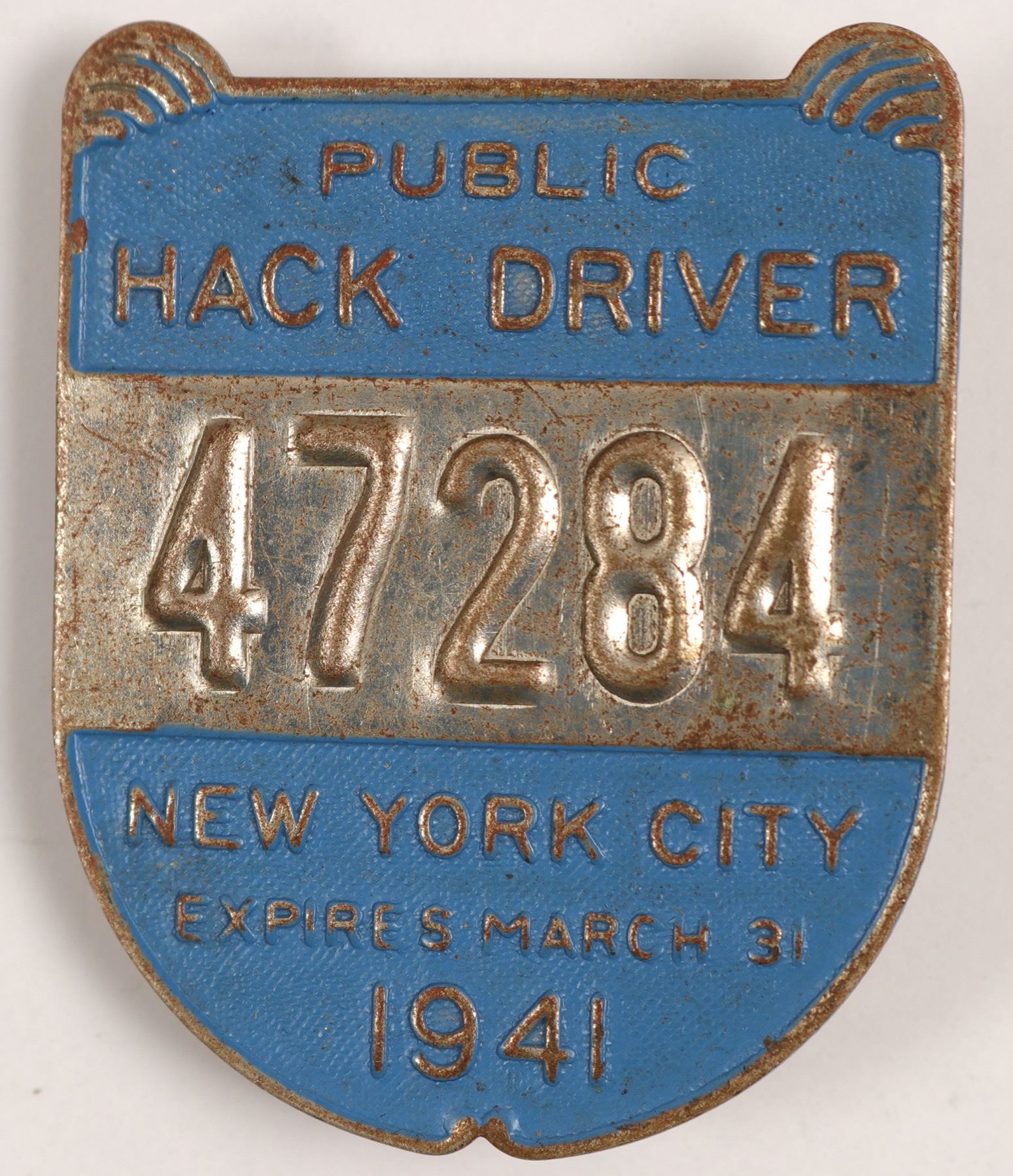 Hack Driver Badge 102822 #102822 - Holabird Western Americana Collections