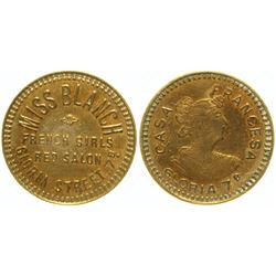 Miss Blanch Brothel Token  #104139