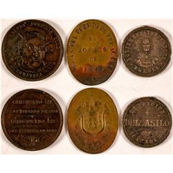 1880s Mexico Commemorative Medals (3)  #110979
