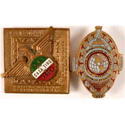 Mexico Institutional Lapel Badges (2)  #110985