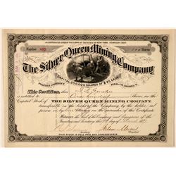 Silver Queen Mining Company Stock Certificate  #107747