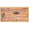 Image 1 : Metropolitan Copper Mining Company Stock Certificate  #107745