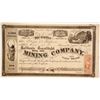 Image 1 : California Consolidated Mill and Mining Company Stock - WITH VERY RARE DATELINE  #86042