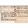 Image 1 : Sierra & Nevada County Mining Stock Certificates  #104365