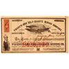 Image 1 : Twenty-One Gold Quartz Mining Company Stock Certificate  #107723