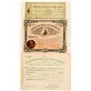 Image 1 : Three California Gold Mining Stock Certificates  #100746