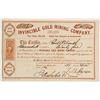Image 1 : Invincible Gold Mining Company  #80458