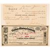 Image 1 : Bullion Mining Company Stock Certificate (GT Brown)  #100824