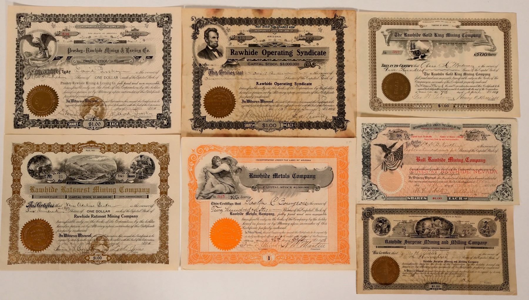 Rawhide Stock Group 5 Includes Chicago, Denver and San Francisco