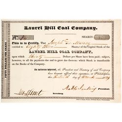 Laurel Hill Coal Company Stock  #80459