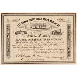 Sibbald Patent Steam Boiler Assoc Stock  #105631