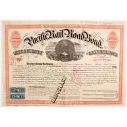 Pacific Railroad Bond  #84104