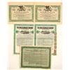 Image 1 : Steamship Manufacturing Stocks and Bonds (5)  #105609