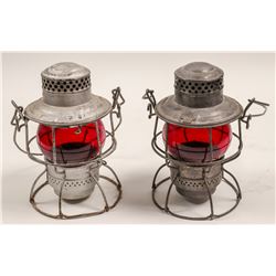 Railroad Lamps (Set of 2, Vintage)  #106001