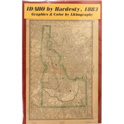 Map of Idaho by Hardesty  #59349