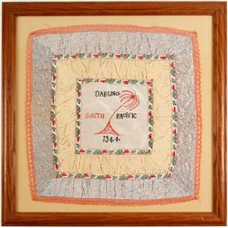 WW2 Framed Embroidery  #89920