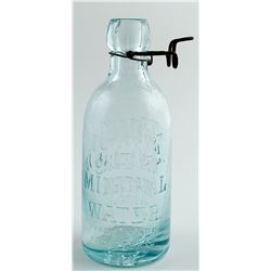 AETNA MINERAL  WATER BOTTLE  #29685