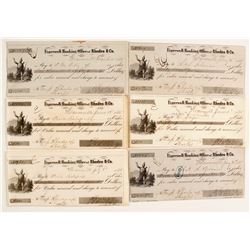 Early Weaverville Checks (6)  #87452