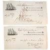 Image 1 : 1857 New York Port Warden's Receipts  #58956