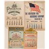 Image 1 : Fire Insurance Companies / Advertising Calenders / 4 Pieces  #109670