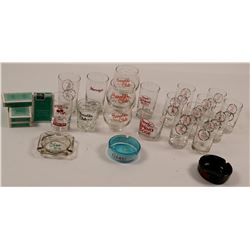 Nevada Casino Glasses and Ashtrays  #106556