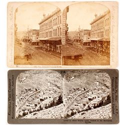 Two Stereoviews Mislabeled as Nevada  #77355